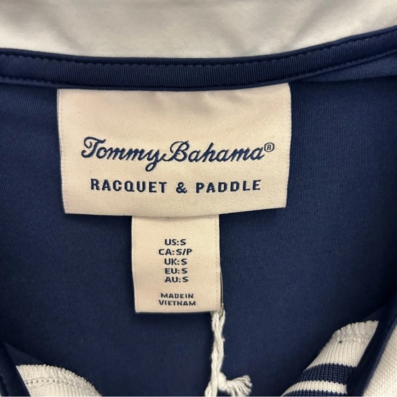 Tommy Bahama Women Racquet & Paddle Sleeveless V-Neck Top Size S - Small - NWT - Picture 8 of 11
